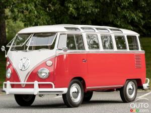 Une vente à 122 000 $ pour un Volkswagen Microbus 1962